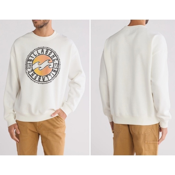 Billabong, Mens Graphic Logo Range, Crew Neck Sweatshirt, Size L, New With Tags - Picture 5 of 14